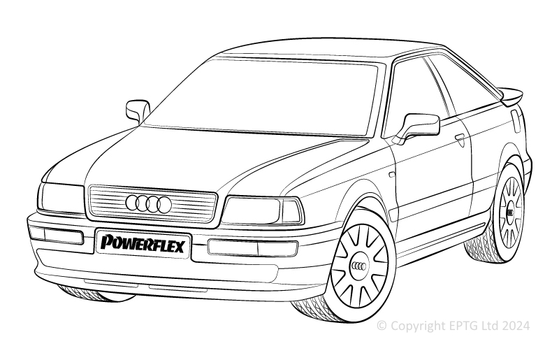 Audi 80, 90 Quattro inc Avant (1983-1992) S2 Coupe B3 (1991-1996)