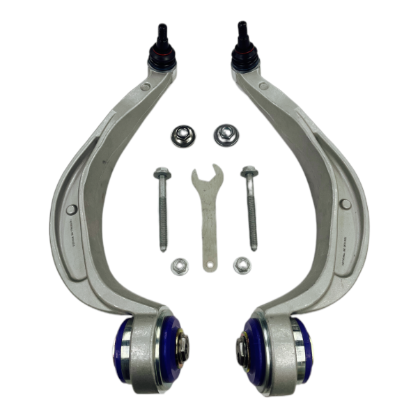 Führungslenker unten Nachlaufkorrektur Audi A4 S4 RS4 B8 A5 S5 RS5 8T Q5 SQ5 8R mit Powerflex Pu Buchsen