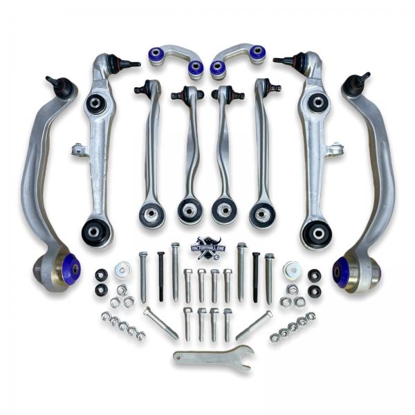 Querlenkersatz vorn Sturzkorrektur Audi A4 S4 RS4 B5 / A6 S6 RS6 C5 VW Passat 3B 3BG mit Powerflex Pu Buchsen Querlenkersatz vorn Sturzkorrektur Audi A4 S4 RS4 B5 / A6 S6 RS6 C5 VW Passat 3B 3BG mit Powerflex Pu Buchsen
