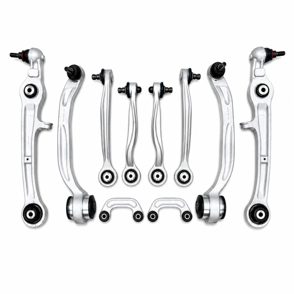 Querlenkersatz Vorderachse Audi A6 S6 RS6 C6 4F Strongflex PU-Buchsen 80 Shore Plug & Play