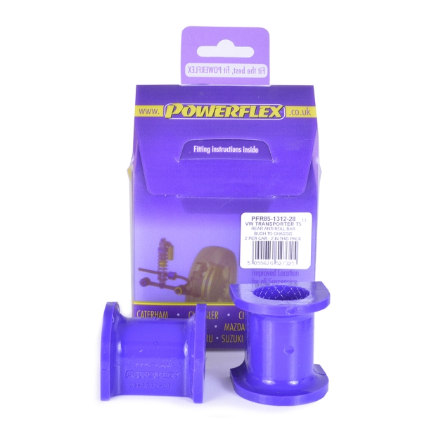 Powerflex Buchsen Stabilisator hinten 28mm VW T5 / T6