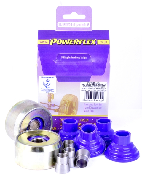 Powerflex Pu Buchsen Querlenker unten hinten Audi / VW / Seat / Skoda